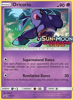 Oricorio card in English