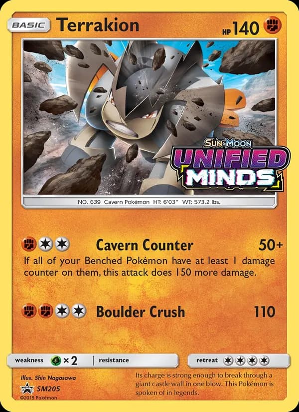 Terrakion card in English