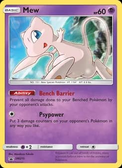 Mew card in English