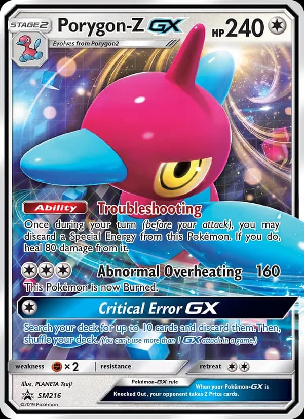 Porygon-Z GX card in English