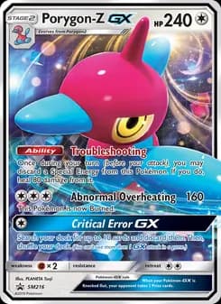 Porygon-Z GX card in English