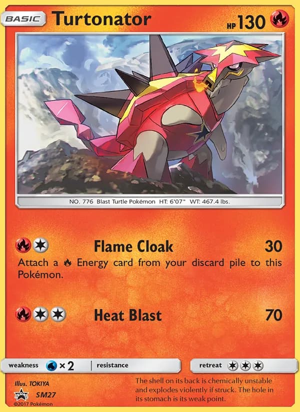 Turtonator card in English