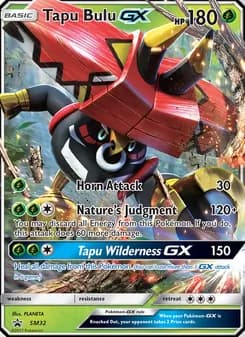Tapu Bulu GX card in English
