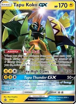 Tapu Koko GX card in English