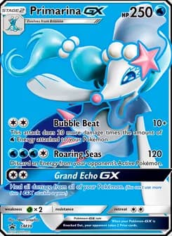 Primarina GX card in English
