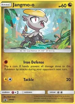 Jangmo-o card in English