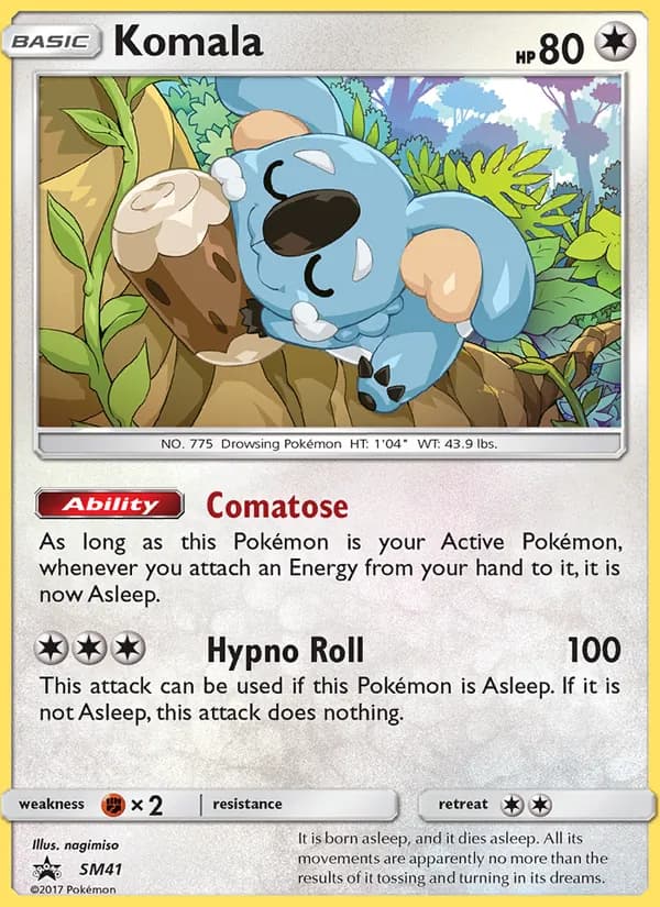 Komala card in English