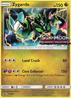 Zygarde card in English