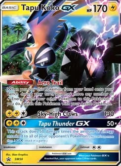Tapu Koko GX card in English