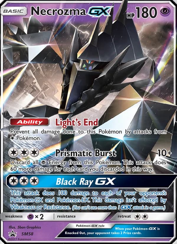 Necrozma GX card in English