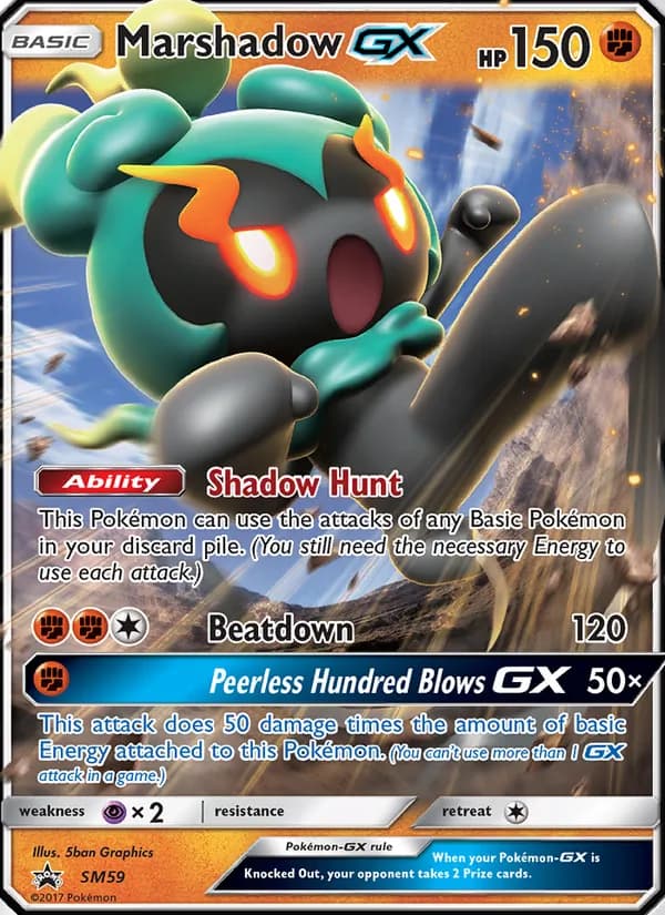 Marshadow GX card in English