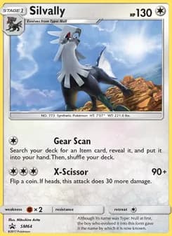 Silvally card in English