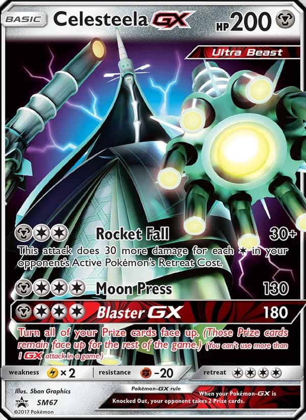 Celesteela GX card in English