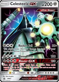Celesteela GX card in English