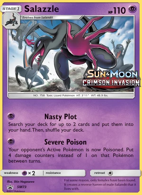 Salazzle card in English