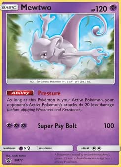 Mewtwo card in English