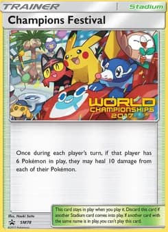 Champions Festival card in English