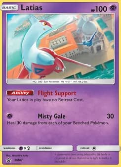 Latias card in English