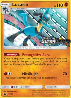 Lucario card in English
