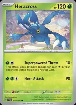 Heracross card in English