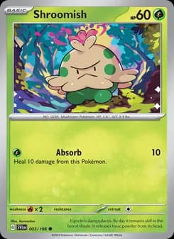Shroomish card in English