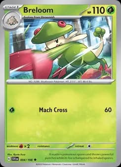 Breloom card in English