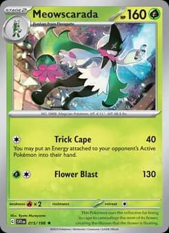 Meowscarada card in English
