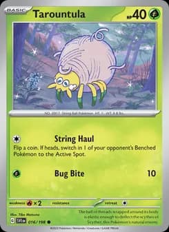 Tarountula card in English