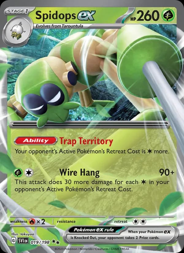 Spidops ex card in English