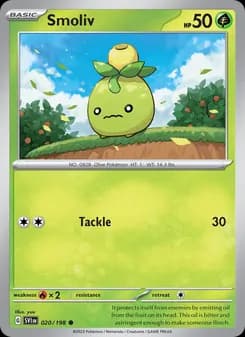 Smoliv card in English