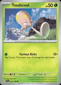 Toedscool card in English