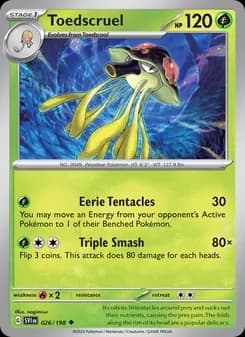 Toedscruel card in English