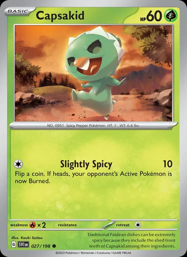 Capsakid card in English