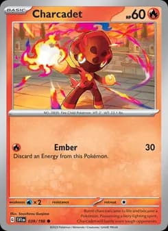 Charcadet card in English