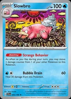 Slowbro card in English
