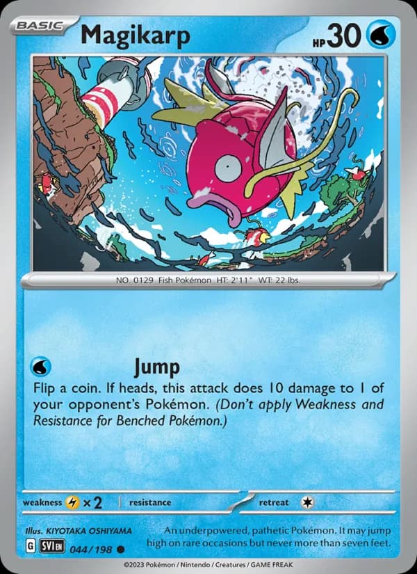 Magikarp card in English