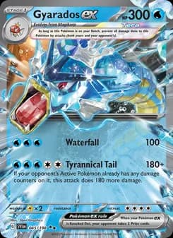 Gyarados ex card in English