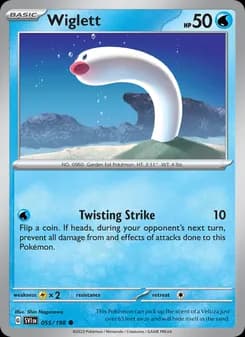 Wiglett card in English