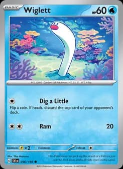 Wiglett card in English