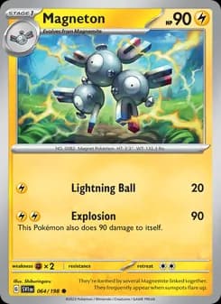 Magneton card in English
