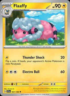 Flaaffy card in English
