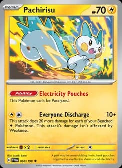 Pachirisu card in English