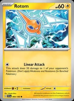 Rotom card in English