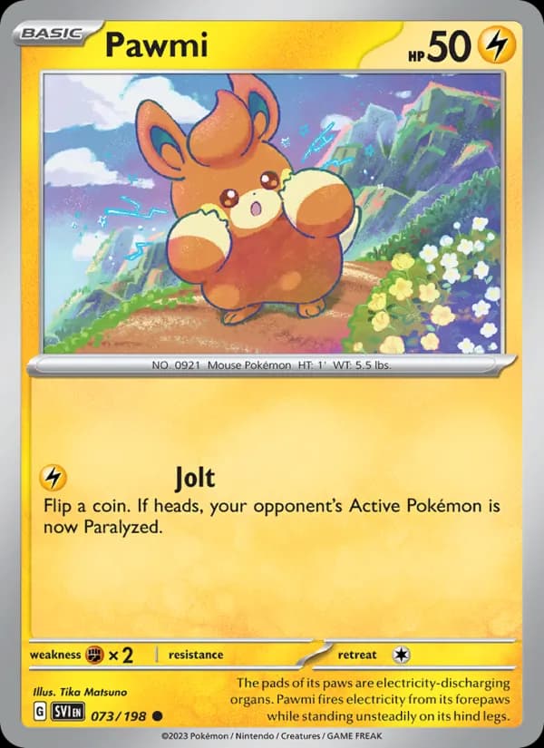 Pawmi card in English