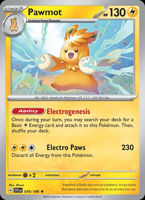 Pawmot card in English