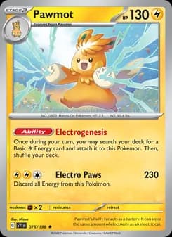 Pawmot card in English