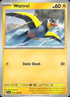 Wattrel card in English