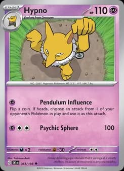 Hypno card in English