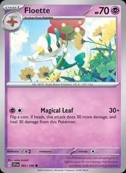 Floette card in English