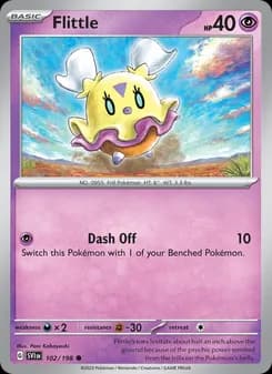 Flittle card in English